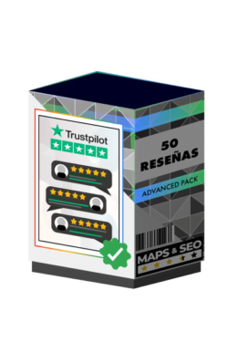 Pack 50 Reseñas Trustpilot
